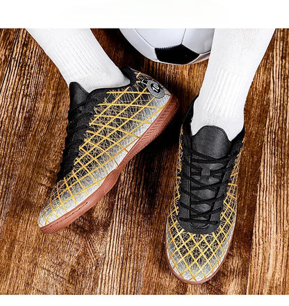 Football Boots Men Breathable Comfortable Indoor Long Spikes Outdoor Comfortable Soccer Shoes Ultralight Lightweight Top Quality