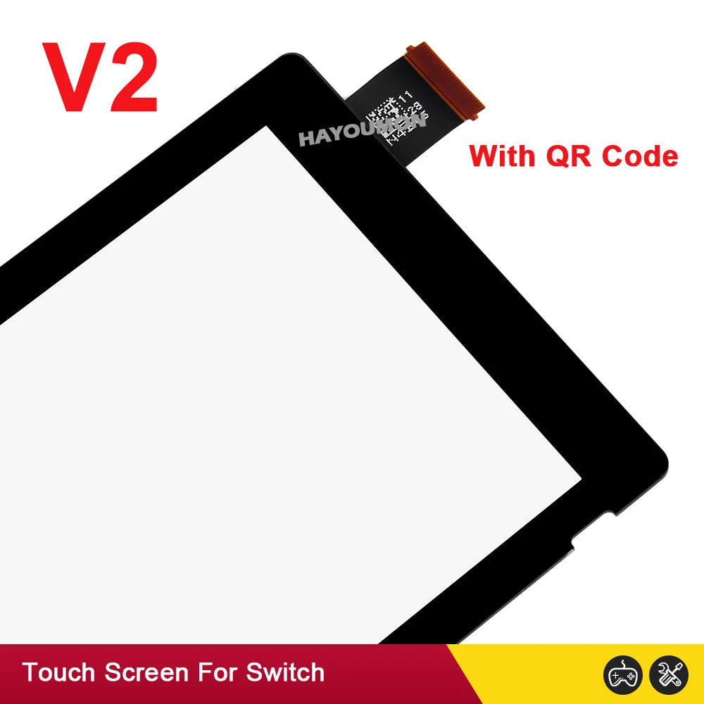 New For Switch Touch Screen V1 V2 Game Console Outer Glass Panel Digitizer Replacement NS Touch Screen Digitizer