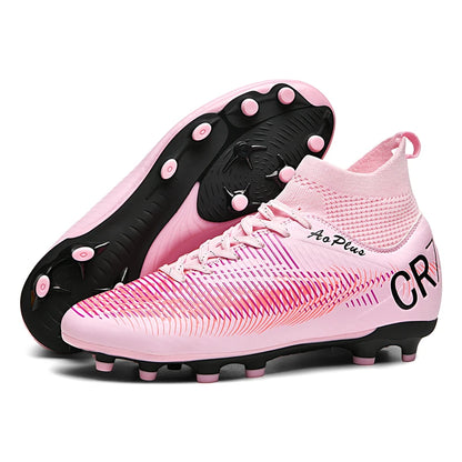 Men's Soccer Shoes Anti-slip TF/FG Football Boots Low-Top Non-Slip Sports Soccer Sneakers Breathable Outdoor Grass Soccer Boots