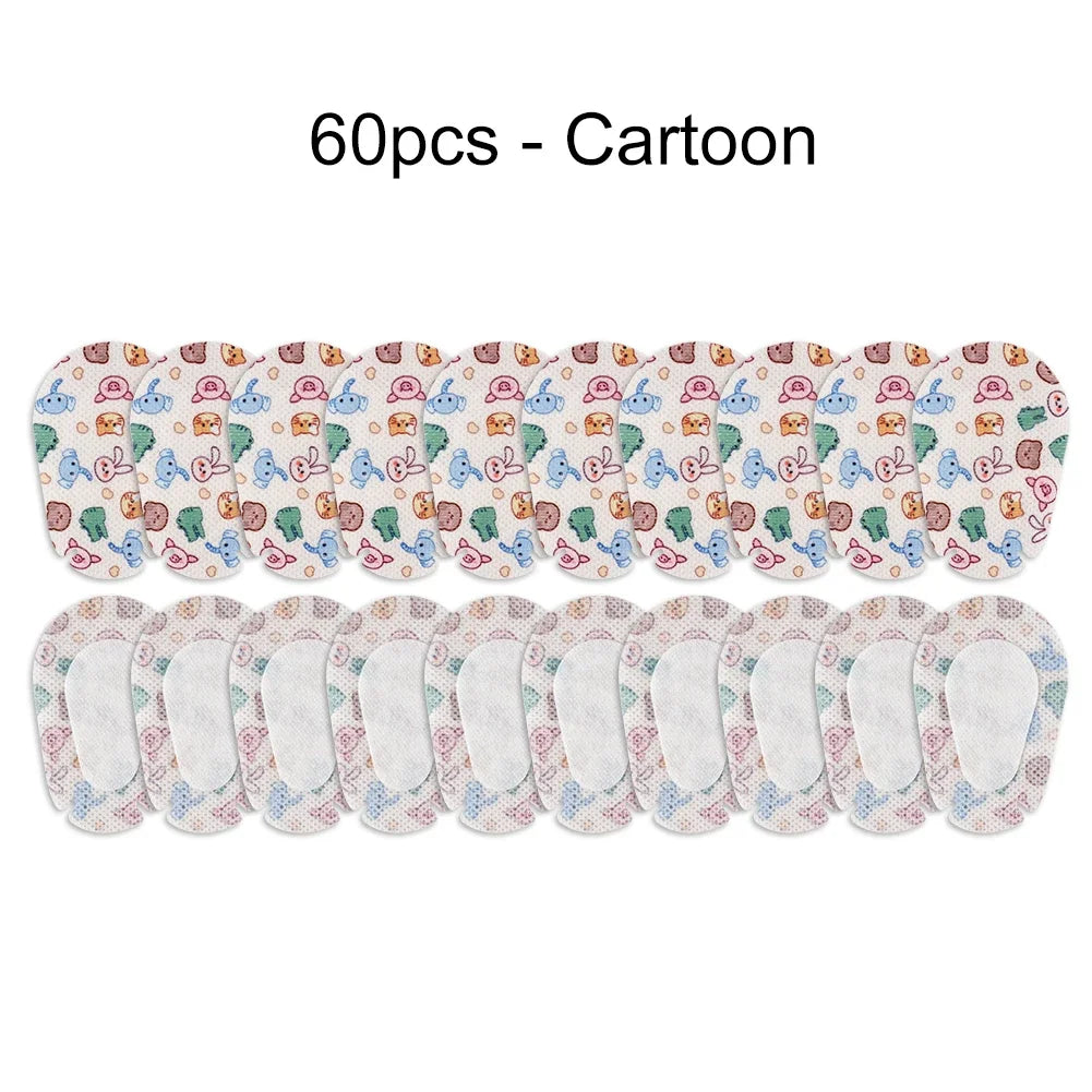 Patch oculaire respirant pour amblyopie, 20/60 pièces, bande d'aide, dessin animé pour enfants, tampon médical stérile pour les yeux, Bandages adhésifs, Kit de premiers soins