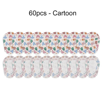 Patch oculaire respirant pour amblyopie, 20/60 pièces, bande d'aide, dessin animé pour enfants, tampon médical stérile pour les yeux, Bandages adhésifs, Kit de premiers soins