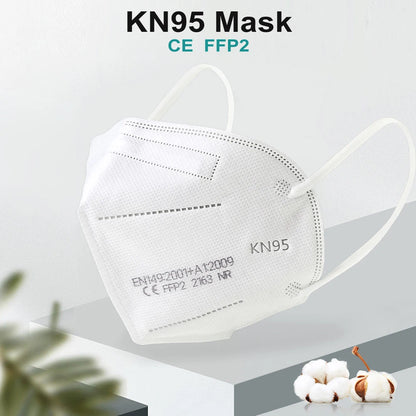 FFShrimp-Masque facial KN95 à 5 couches filtrantes, protection buccale, CE FFP2