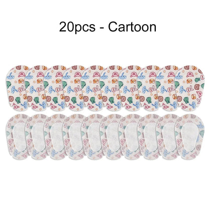 Patch oculaire respirant pour amblyopie, 20/60 pièces, bande d'aide, dessin animé pour enfants, tampon médical stérile pour les yeux, Bandages adhésifs, Kit de premiers soins