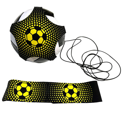 Football Kick Throw Trainer Adjustable Solo Practice Training Belt Elastic Soccer Trainer Belt for Soccer Ball Practice