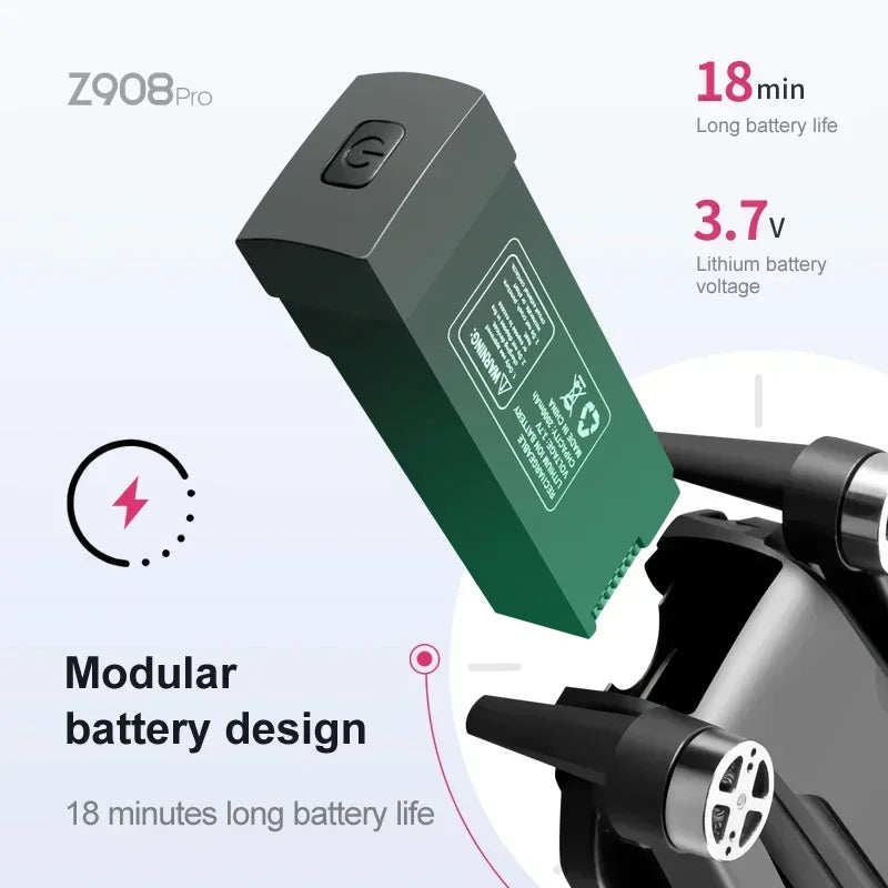 Xiaomi-Drone ATA JIA Z908 Pro /MAX 8K ESC 4K, professionnel, localisation de flux optique, évitement d'obstacles à 3 côtés, jouets quadricoptères