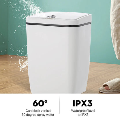 Automatic Touchless Intelligent induction Motion Sensor Kitchen Trash Can Wide Opening Sensor Eco-friendly Waste Garbage Bin