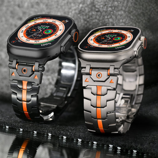 Mens Simple Versatile Stainless Steel Strap For Watch Ultra