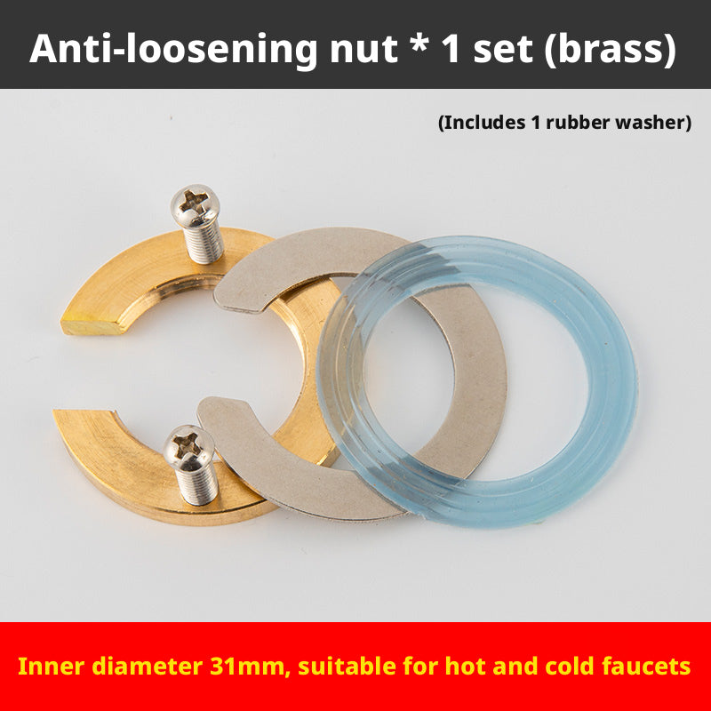 Faucet anti-loosening nuts-1 set of copper