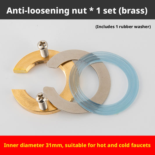 Faucet anti-loosening nuts-1 set of copper