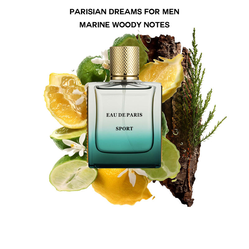 Eau de Toilette EAU DE PARIS SPORT Homme 50ml - Notes Marines Boisées