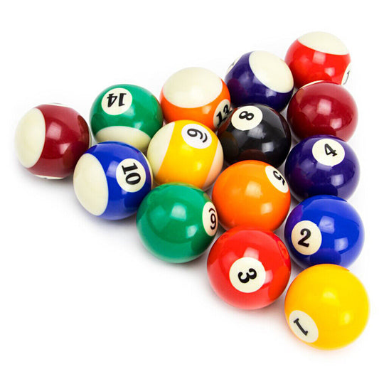 Pool Cue Balls  Billiard Table Balls 2-1  4 Inch Numbered16 Ball Set