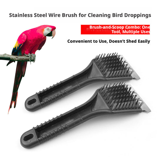 Bird droppings cleaning brush-brass wire brush-1 pack