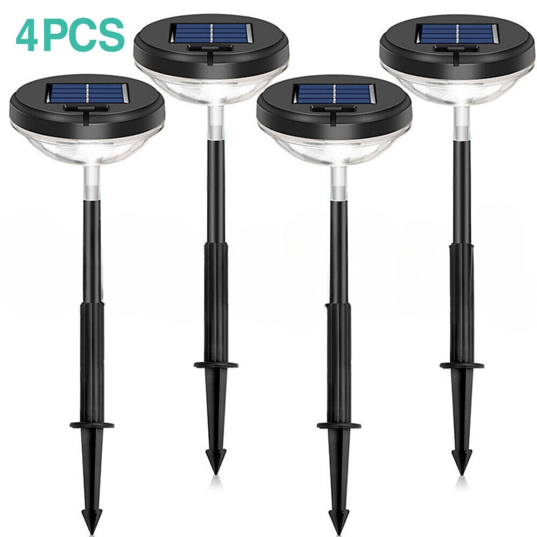 Solar Lawn Light Led Outdoor Ground Garden Path Landscape Yard Waterproof Lamp-4PCS