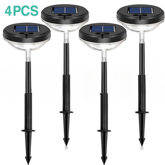 Solar Lawn Light Led Outdoor Ground Garden Path Landscape Yard Waterproof Lamp-4PCS