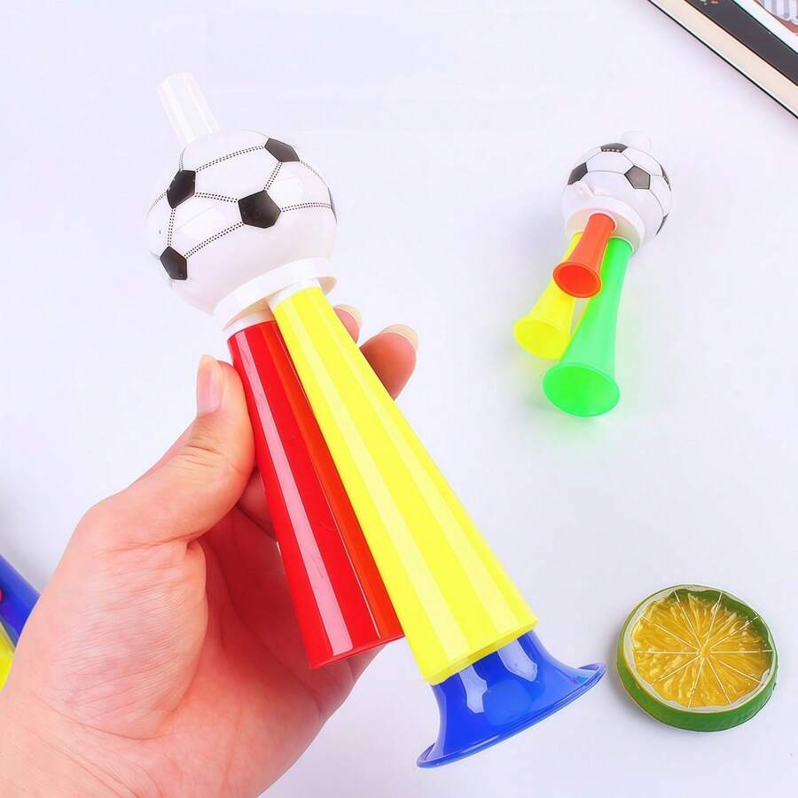 Lot de 4 Cornes de Supporter Football - Accessoire Match
