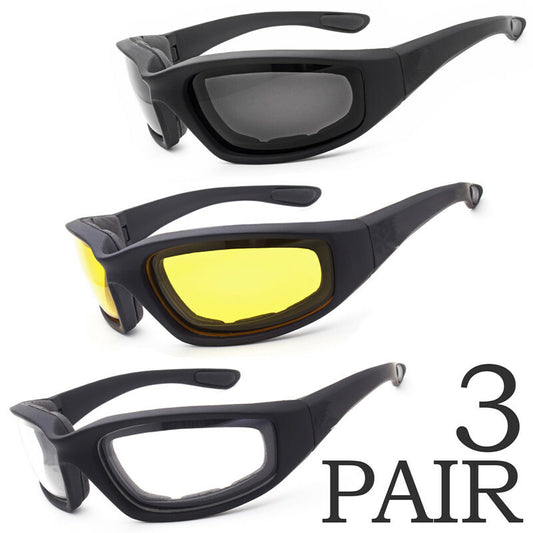 Cycling Sunglasses Chopper Outdoor Sports Glasses For Men Wrap Around UV400 Protection For Fishing Driving Glasses Wind Resistant Bike Goggles