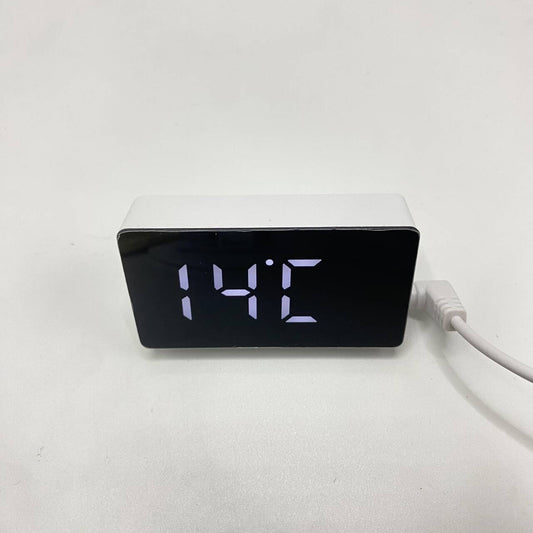 Cross-border Hit Digital Bedroom Student LED Electronic Simple Mini Car Plug-in Clock Small Alarm Clock