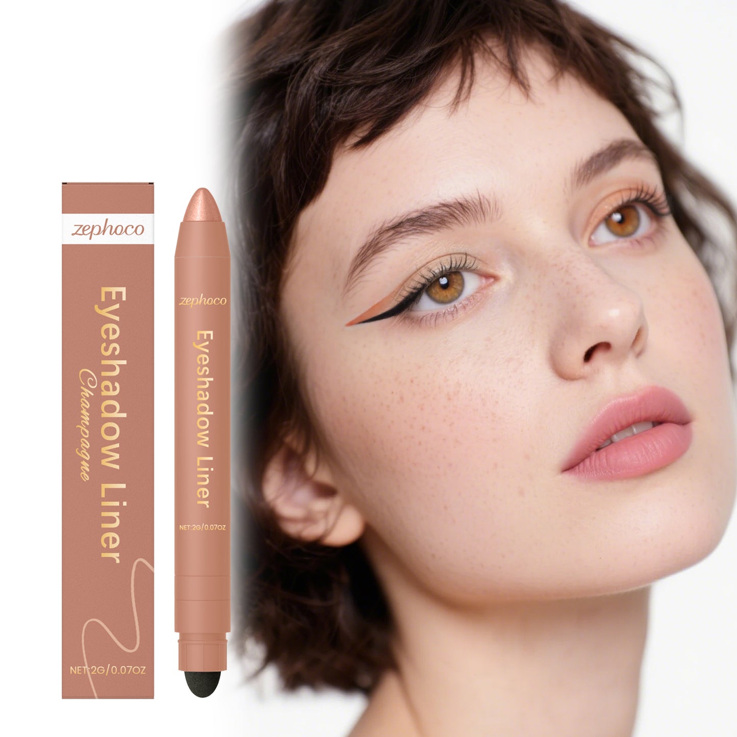 2 - in - 1 Eyeliner Pen Champagne