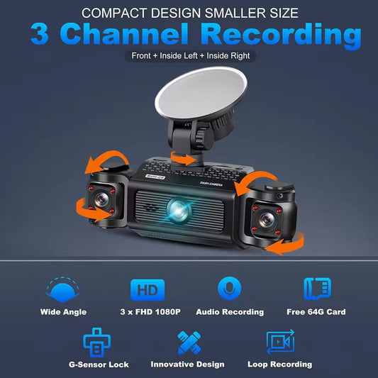 1080P Car DVR HD Night Vision Camera