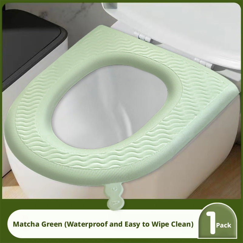 Waterproof Toilet Mat-Matcha Green-1 pack
