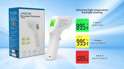 Medical Grade Forehead Thermometer for Adults,, Non-Contact Digital Infrared Thermometer, Backlit Display, °C/°F Display, Fever Alarm, Multifunctional Digital Thermometer for Home And Clinic, Fever Detection Device, Medical