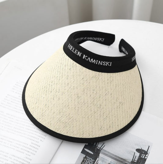 Sunscreen straw hat-off-white-1 top
