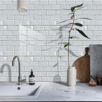 12 Pcs Peel And Stick Wall Tiles Backsplash For Kitchen Bathroom Wall