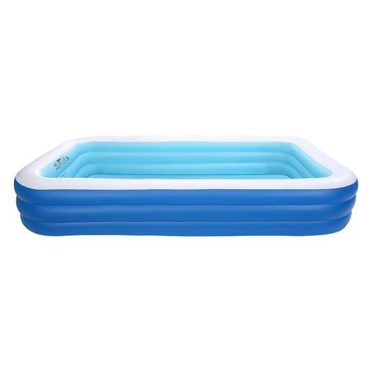 Inflatable Pool, 118 X 67 X 20 Inch Large Inflatable Swimming Pool, Family Large Swimming Pools With Repair Patches, Blow Up Pools For Kids, Adults, Family, Indoor Outdoor, Summer Water Party