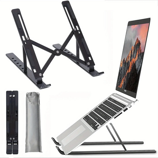 LAPTOP STAND PORTABLE ADJUSTABLE TABLET HOLDER DESK RISER FOR NOTEBOOK BOOK