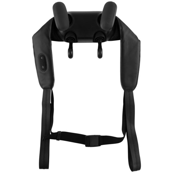 Neck Shoulder Massager - 4D Deep Tissue Kneading, 2 Modes & 2-Level Heat , Hands-Free Straps For Home Office Travel