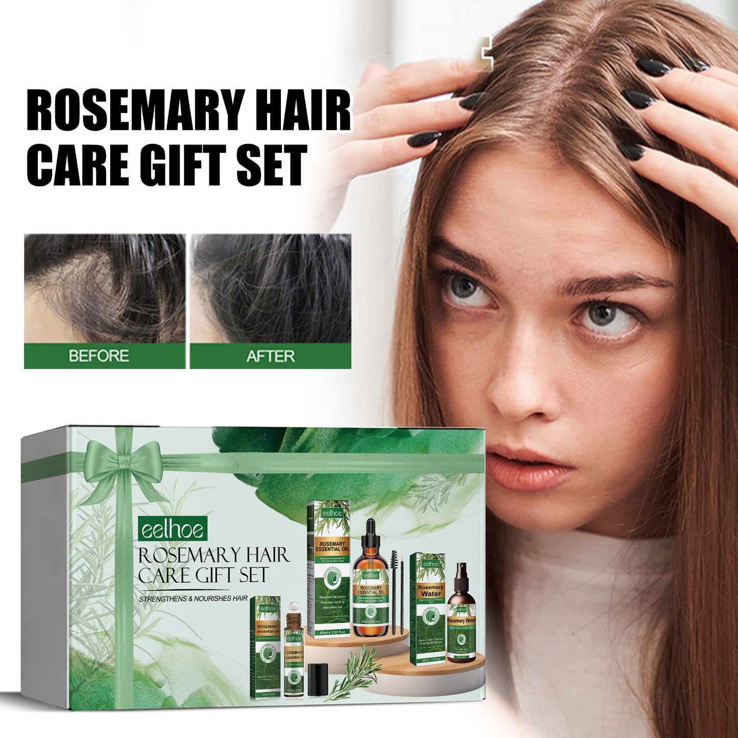 Coffret Soin Capillaire au Romarin - 3 Boîtes