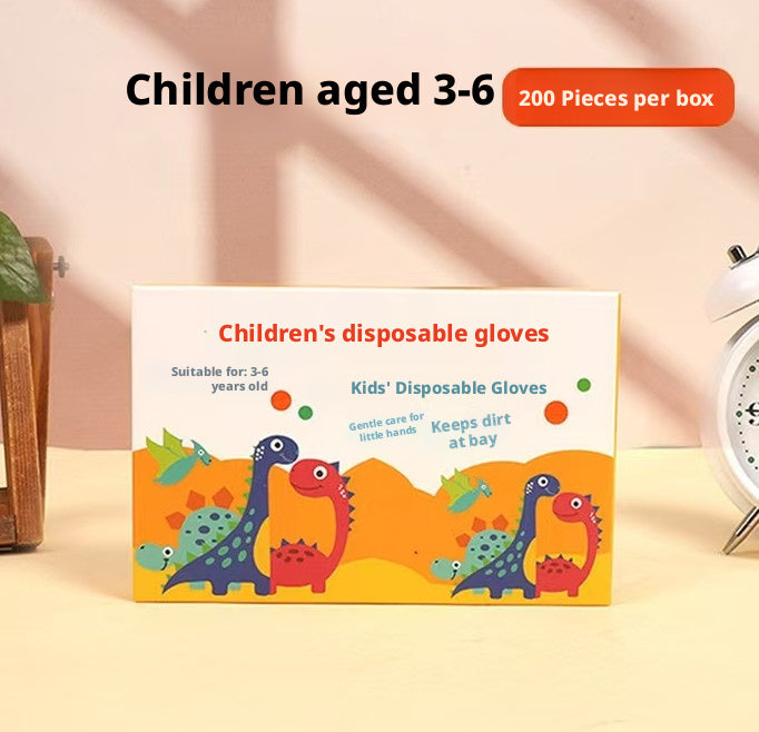 Children's disposable gloves - suitable for children - flip bag - 200 pieces