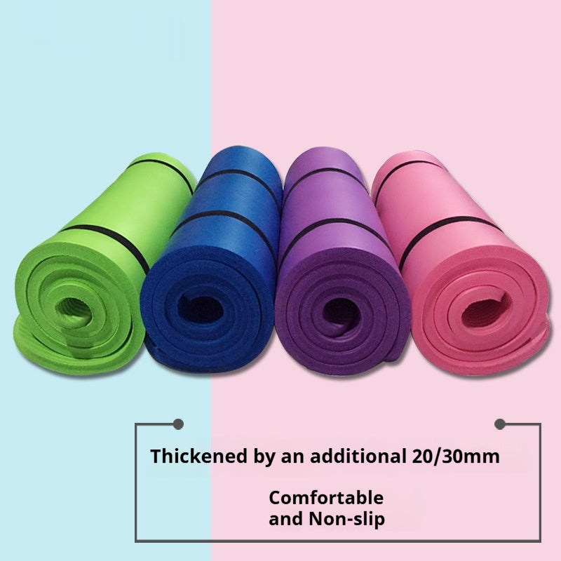 Extra-thick 20mm Widened And Lengthened Yoga Mat