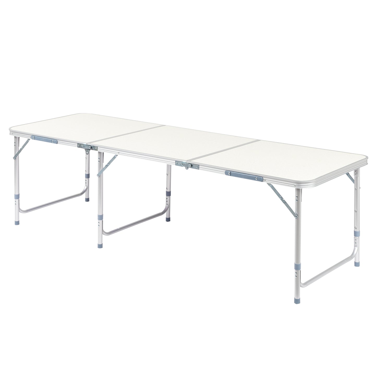 6ft 180 - 60cm Aluminum Alloy Folding Table Portable Foldable Desk For Camping P