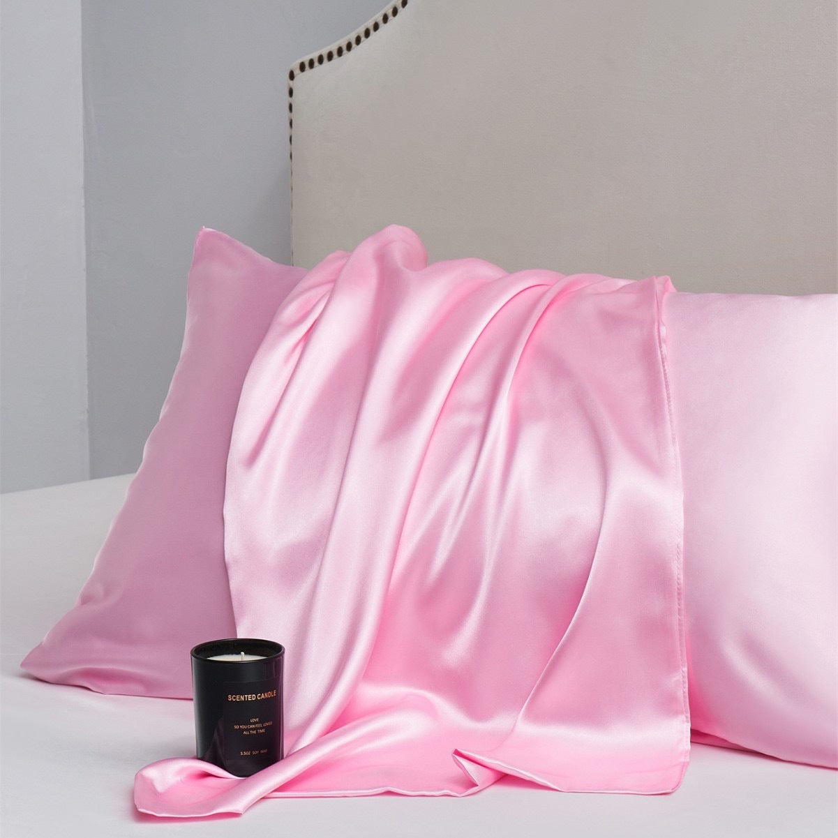 Satin Cloth Solid Color Pillowcase