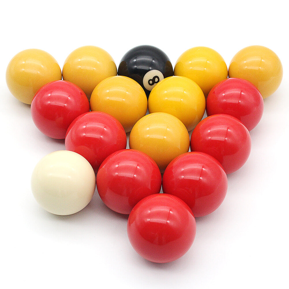 2in  Inch Pool Balls Red And Yellow 16 Balls  Billiards Cues Balls