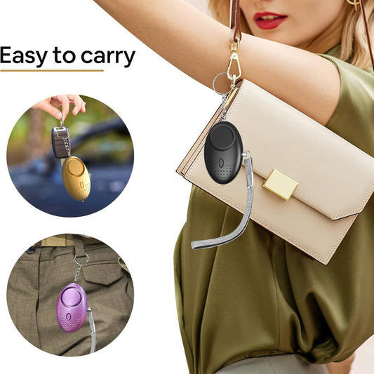 Personal Alarm - 5 Pack 130DB Loud Security Siren, Personal Alarms For Women, Kids, Elderly  Reusable Personal Alarms Keychain For Self Defence, Travel, Night Safety, Emergency Use  Ideal Gift Set