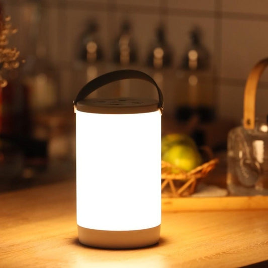 Veilleuse LED de chevet portable, lampe de réveil