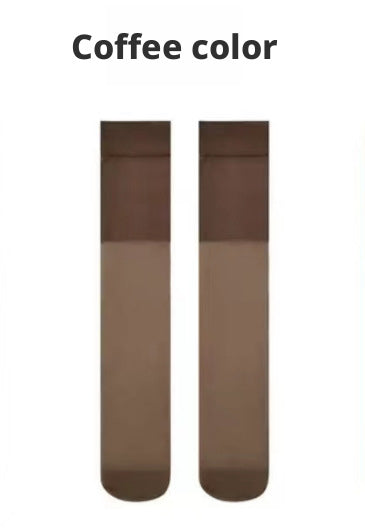 Kneepad Stockings-Coffee-1 pair