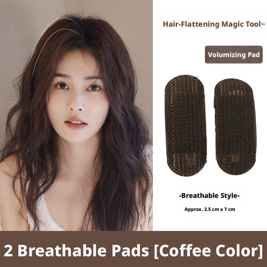 Fluffy Hair Mat-Coffee Hair Mat-Breathable Style-A Pair