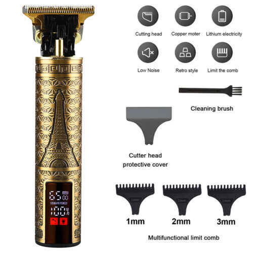 Hair Clippers Cordless Beard Trimmer For Men Hair Cutting Barber Shaving Machine