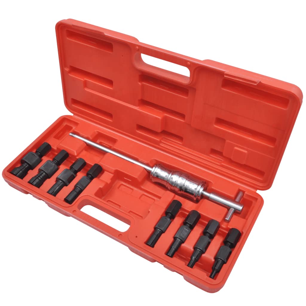 9-piece blind hole bearing puller tool