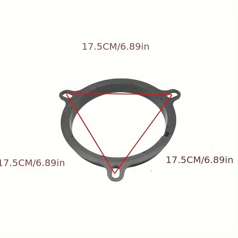 Bagues Entretoises Haut-parleur 6.5" 20mm (Lot de 2)
