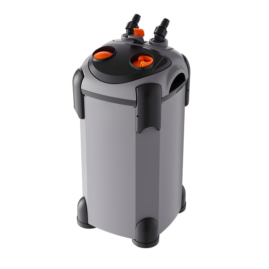 224.5GPH Canister Filter, 3-Stage External Aquarium Filter With Powerful Pump, Quite Water Circulation Cleaning Machine With Media For Fish Tanks And Aquariums Up To 55 Gallons, For Freshwater