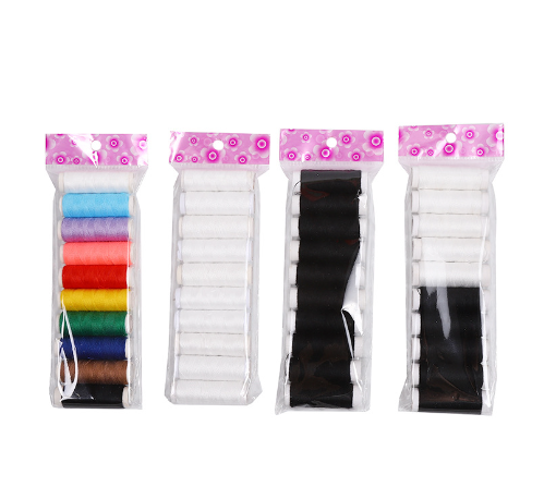 Sewing thread-black-20 yards-10 pieces-1 bag