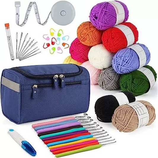 Crochet Kit With 46 Premium Pieces