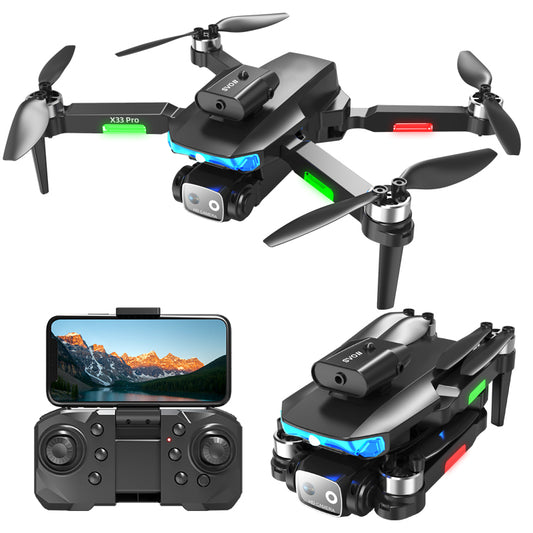 LF635 Dual Camera Dual Electric Drone - - black