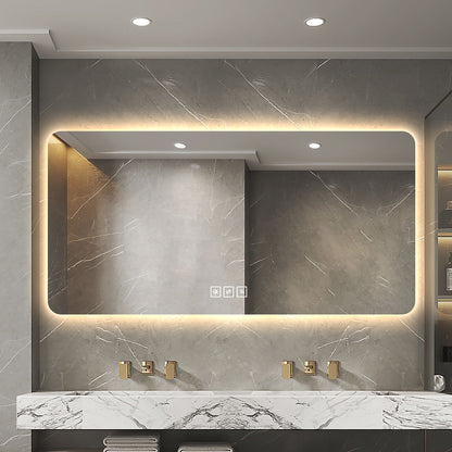Miroir LED 122x61cm 3 Couleurs Dimmable - Anti-corrosion