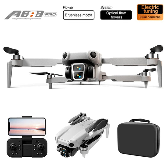 A888 Neo Drone With Dual Camera & Brushless Motor, -Free Quadcopter Suitable For Beginners, One-Click Takeoff/Landing, /, /Outdoor Aerial Shooting, Compatible For & Hobbyists