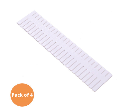 Drawer divider-37 * 7cm-white-4-piece pack